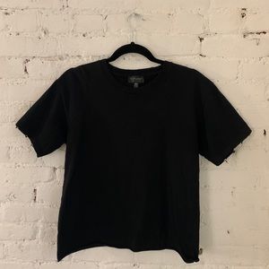 Topshop Black shortsleeved sweatshirt Small